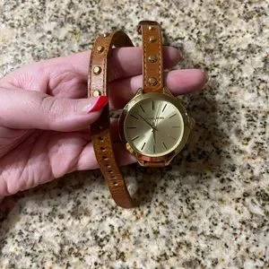 ⭐️NWOT⭐️ Michael Kors Genuine Leather Wrap Around Studded Watch Michael Kors MK2256 Women main image 4